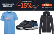 15% Extra-Rabatt auf ausgew&auml;hlte Performance Bestseller bei SportScheck