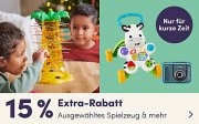 15% Extra-Rabatt auf ausgew&auml;hltes Spielzeug bei MyToys