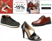 15% Extra-Rabatt auf bereits reduzierte Schuhe f&uuml;r Damen, Herren und Kinder bei eSchuhe