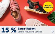 15% Extra-Rabatt auf bereits reduzierte Schuhe f&uuml;r Kids bei MyToys