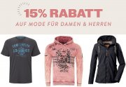 15% Extra-Rabatt auf das komplette Damen und Herren Modesortiment mit 194.000 Artikel bei Mirapodo