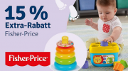 15% Extra-Rabatt auf Fisher Price im MyToys Shop