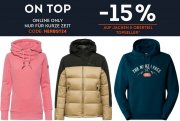 15% Extra-Rabatt auf Jacken & Oberteil Topseller bei SportScheck