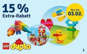 15% Extra-Rabatt auf Lego Duplo im MyToys Shop