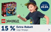 15% Extra-Rabatt auf Lego Ninjago im MyToys Shop