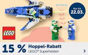 15% Extra-Rabatt auf LEGO Super Heroes, Ninjago, Star Wars, Super Mario und Harry Potter bei MyToys