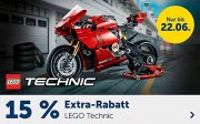 15% Extra-Rabatt auf Lego Technik Artikel im MyToys Shop