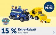 15% Extra-Rabatt auf Paw Patrol im MyToys Shop