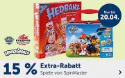 15% Extra-Rabatt auf Spiele der Marke SpinMaster im MyToys Shop