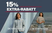 15% Extra-Rabatt auf Tom Tailor & Tom Tailor Denim Bekleidung f&uuml;r Damen und Herren bei Jeans Direct