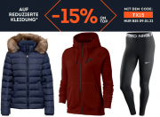 15% Extra-Rabatt auf &uuml;be 6.000 bereits reduzierte Kleidung und Schuhe bei SportScheck