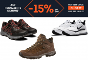 15% Extra-Rabatt auf &uuml;ber 1.400 bereits reduzierte Schuhe bei SportScheck