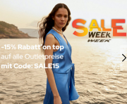 15% Extra-Rabatt auf &uuml;ber 14.700 bereits reduzierte Sommer Styles bei Dress For Less