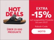 15% Extra-Rabatt auf &uuml;ber 25.000 bereits reduzierte Schuhe bei eSchuhe