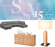 15% Extra-Rabatt auf &uuml;ber 41. 000 bereits reduzierte M&ouml;bel im SSV im Home24 Shop