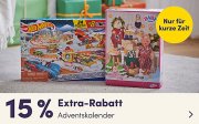 15% Extra-Rabatt auf &uuml;ber 590 Adventskalender bei MyToys