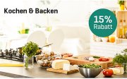 15% Extra-Rabatt auf &uuml;ber 7.000 Kochen & Backen Artikel bei Yomonda