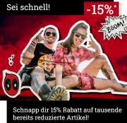 15% Extra-Rabatt auf bereits reduzierte Artikel bei EMP