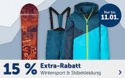 15% Extra-Rabatt auf Wintersport, Schnee- &-Skibekleidung f&uuml;r Kids bei MyToys