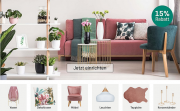 15% Extra-Rabatt auf Wohnaccessoires, Heimtextilien, M&ouml;bel, Beleuchtung und Bad mehr bei Yomonda