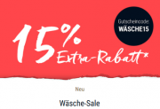 15% Extra-Rabatt On Top auf bereits reduzierte Artikel aus der Kategorie W&auml;sche im Tchibo Shop
