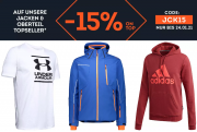 15% Extra-Rabatt On Top auf bereits reduzierte Jacken & OberteileTopseller bei SportScheck
