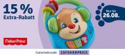 15% Extra-Rabatt On Top auf Fisher-Price Artikel im MyToys Shop