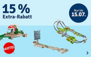 15% Extra-Rabatt On Top auf Mattel-Spielzeug im MyToys Shop