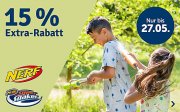 15% Extra-Rabatt On Top auf Nerf und Super Soaker Artikel im MyToys Shop
