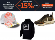15% Extra-Rabatt On Top auf Sportswear & Urban-Topseller im SportScheck Shop