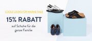 15% Extra-Rabatt On Top auf &uuml;ber 63.000 Damen- und Herrenschuhe im Mirapodo Shop