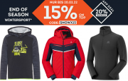 15% Extra-Rabatt On Top im End of Season auf Wintersport-Artikel bei SportScheck