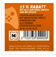 15% Gutschein auf alle Nintendo Switch und Wii Spiele (Offline-M&uuml;ller)