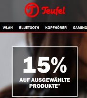 15% Gutschein bei Teufel, z.B. Teufel Bamster XS Speaker
