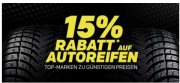 15% Gutschein f&uuml;r versch. Reifen-H&auml;ndler bei Rakuten