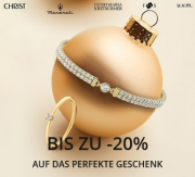 15% oder 20% Rabatt auf &uuml;ber 10.000 ausgesuchte Uhren und Schmuckst&uuml;cke bei Christ