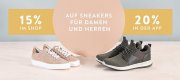 15% online oder 20% in der App auf &uuml;ber 13.000 Sneaker f&uuml;r Damen und Herren im Mirapodo Shop
