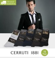 15 Paar Herrensocken von Cerruti 1881 f&uuml;r nur 19.95&euro; statt 74.95&euro;