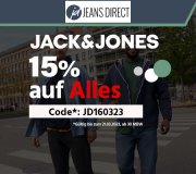 15% Rabatt auf alle Artikel von Jack&Jones bei Jeans Direct