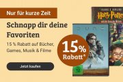 15% Rabatt auf alle Filme, Videospiele, B&uuml;cher und Musik bei reBuy