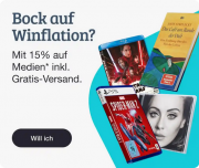 15% Rabatt auf alle Filme, Videospiele, B&uuml;cher und Musik + gratis Versand bei reBuy