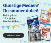 15% Rabatt auf alle gebrauchten Filme, Videospiele, B&uuml;cher und Musik bei reBuy