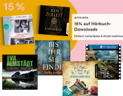 15% Rabatt auf alle H&ouml;rbuch-Downloads im Thalia Shop