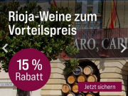 15% Rabatt auf alle Rioja-Weine in Silkes Weinkeller
