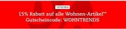 15% Rabatt auf alle Wohnen-Artikel (zB M&ouml;bel, Deko, Elektro) bei Thalia.de dank Gutscheincode