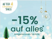 15% Rabatt auf alles (ausgenommen Technik) bei Quelle
