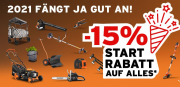 15% Rabatt auf ALLES bei Fuxtec