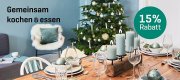 15% Rabatt auf Artikel aus den Kategorien Kochen & Backen, Tisch & G&auml;ste im Yomonda Shop