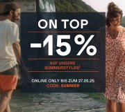 15% Rabatt auf ausgesuchte Summerstyles bei SportScheck