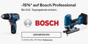 15% Rabatt auf ausgesuchtes Bosch Professional Topwerkzeug bei Ebay
